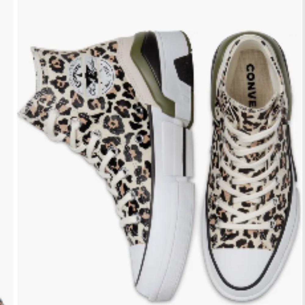 CONVERSE CHUCK TAYLOR HI-TOP - LEOPARD PRINT -LADIES - Picture 8 of 9